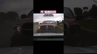 Crazy PIT Maneuver by Arkansas State Police pursuit arkansasstatepolice [upl. by Nodnab]