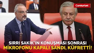 Sırrı Sakık’ın sözleri sonrası MHP’li Celal Adan mikrofonu kapalı sanıp küfretti [upl. by Sahc]