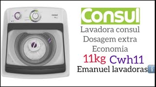 Lavadora Consul 11kg CWH11AB camaebanho [upl. by Alyse]