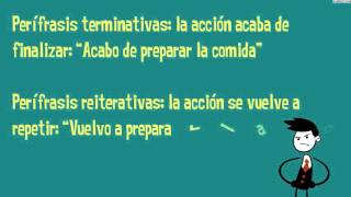 Clasificación de la Perífrasis verbalPerífrasis VerbalLengua 2 ESOAulaFacilcom [upl. by Hagai]