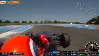 Formule Renault 2013  Onboard Circuit Paul Ricard [upl. by Susej155]