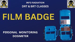 film badge dosimeter  personal monitoring device  radiology  drt and brt classes [upl. by Arnold]