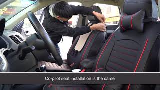 Car Seat Cover Full Set Installation Video [upl. by Haraj]