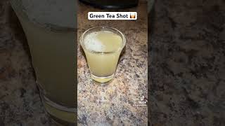 Green Tea Shot 🥃 Simple and easy recipe Definitely try it and let me know what you think [upl. by Corrinne]