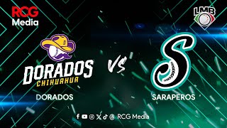 Saraperos Vs Dorados  25 de Abril del 2024 [upl. by Ahtis]