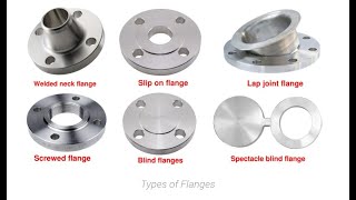 PIPING DIFFERENT TYPES OF FLANGES AND PIPE FITTING [upl. by Grishilde678]