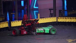 UpperCut vs Ribbot  Battlebots World Championship 2020 Round Of 16  Bots Fan [upl. by Utham]