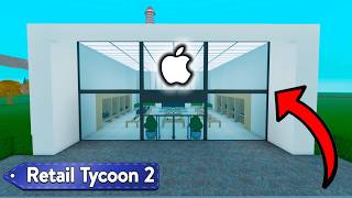 Retail Tycoon 2 Apple Store Speed Build  ROBLOX [upl. by Anastase]