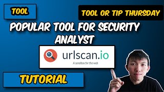 Cybersecurity Tool for Beginner Security Analysts  URLScan [upl. by Ipoillak]