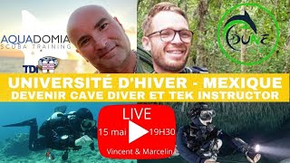 Présentation cursus Cave N4 et Instructeur TEK Mexique janvier 2023 [upl. by Jamilla]