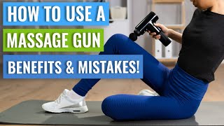 How To Use A Massage Gun  Risks Benefits Best Settings [upl. by Tavy637]