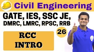 300 PM  Civil by Nikhil Sir  Day 26  RCC INTRO [upl. by Knoll]