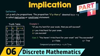 Logical Operators − Implication Part 1 [upl. by Enaitsirk815]