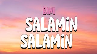 BINI  Salamin Salamin Lyrics [upl. by Rowney]