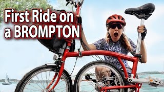 First Ride on a Brompton What YOU can Expect [upl. by Ancell905]