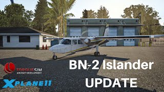 X Plane 11  BN 2 Islander Update [upl. by Bonner745]