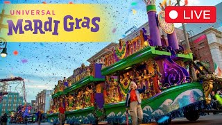 🔴LIVE🔴Universal Studios Mardi Gras Parade 2024  Livestream From Universal Orlando Resort [upl. by Eveiveneg]