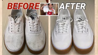 PAANO LINISIN ANG WHITE SHOES GAMIT ANG TOOTHPASTE EASY STEPS MAGMUMUKHANG BAGO ULIT [upl. by Arretak65]