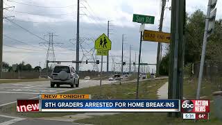 West Hernando Middle School students arrested for breaking into home stealing guns [upl. by Eiten]