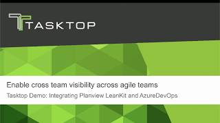 Tasktop Hub Demo Planview LeanKit and Microsoft Azure DevOps [upl. by Demmahum]