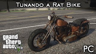 Tunando a Western Rat Bike  DLC Motoqueiros  GTA V  PC PTBR [upl. by Llewen]