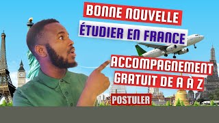 Étudier en France  comment bénéficier dun accompagnement 100 gratuit  Rentrée septembre 2024 [upl. by Ocirederf]