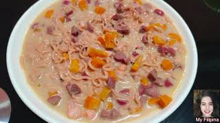 How to cook Payless Noodles  Filipina recipe  Make food last during quarantine [upl. by Heddy]