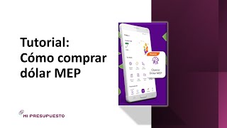 Tutorial Cómo comprar dólar MEP [upl. by Straub331]