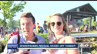 SparkFishers festival kicked off Friday [upl. by Atiuqes]