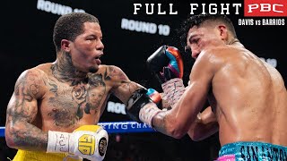 Davis vs Barrios FULL FIGHT June 26 2021  PBC on Showtime PPV [upl. by Lyrred]