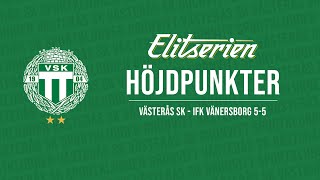 HÖJDPUNKTER  Elitserien Herr  Västerås SK  IFK Vänersborg 55 [upl. by Ahsilif]