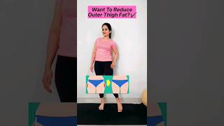 Reduce Outer Thigh Fat amp Saddlebag fast shorts ytshorts yoga thighfat [upl. by Himelman304]