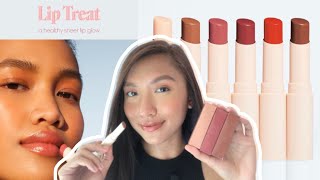 SUNNIES FACE LIP TREAT 1st impression review  swatches 💋  Nicole Pentecostes [upl. by Wiedmann]