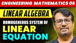 Engineering Mathematics  Homogeneous System of Linear Equation  Linear Algebra by GP Sir [upl. by Nemzaj]