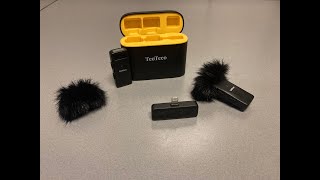 TeoTeeo Wireless Lavalier Microphone  Test and Review [upl. by Tatman]