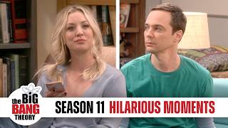 Season 11 Hilarious Moments  The Big Bang Theory [upl. by Nerin]