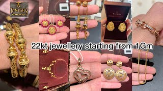 Tanishq 22kt gold jewellery collection designs with price  tanishq gold jewellery collection [upl. by Ecirbaf29]