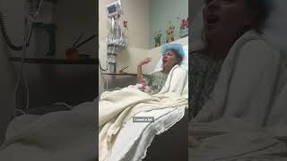 Woman has hilarious reaction under anaesthesia [upl. by Oaks968]