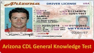 Arizona CDL General Knowledge Test [upl. by Comras]