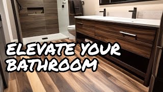 Vinyl Plank Masterclass Elevate Your Bathroom Transformation [upl. by Ardnik384]