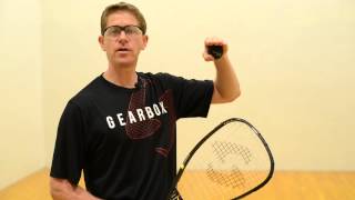 Four Types of Racquetball Lob Serves Part 2  The HalfLob [upl. by Gefell903]