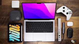 The BEST Accessories for YOUR M1 Pro MacBook Pro 14 [upl. by Dyoll]