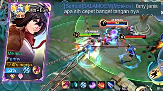 NEW ROTATION AND OBJEKTIF FANNYGAMEPLAY IN RANKED  MLBB [upl. by Aicrag]