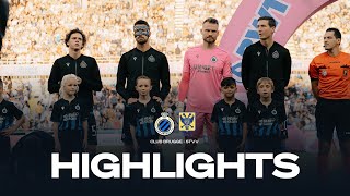 CLUB BRUGGE  STVV  HIGHLIGHTS  20232024 [upl. by Norb]