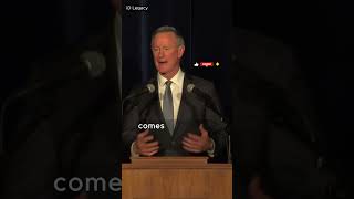 WHAT REALLY MATTERS IN LIFE  ADMIRAL MCRAVEN SHARES INSIGHT motivation [upl. by Guimond]