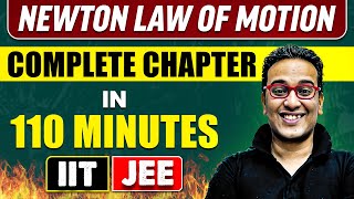 NEWTON LAW OF MOTION in 110 Minutes  Full Chapter Revision  Class 11th JEE [upl. by Tedmund]