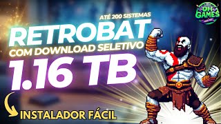 RetroBat 116TB  Até 200 Sistemas emulados e Instalador Fácil para Windows [upl. by Idihsar723]