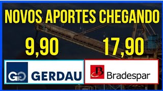 GOAU4 GERDAU YIELD 13 BRADESPAR BRAP4 YIELD 15 OPORTUNIDADES dividendos investidor ações [upl. by Ten]