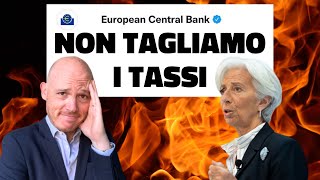 Anche oggi la BCE taglia i tassi domani [upl. by Nedyah]