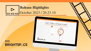 October 2023202310 Release Highlights Video [upl. by Aseela]